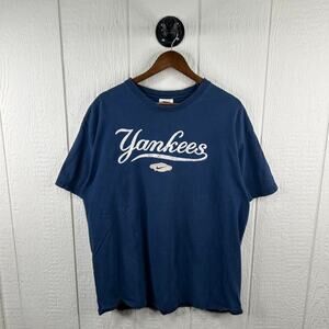 Vintage Y2K Yankees Baseball Nike Center Swoosh Graphic Tee Size X-Large